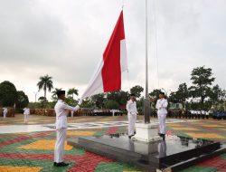 Apel kenaikan Bendera Memperingati HUT RI ke -78 sekaligus penyerahan SK PPPK di Pemkab Karimun